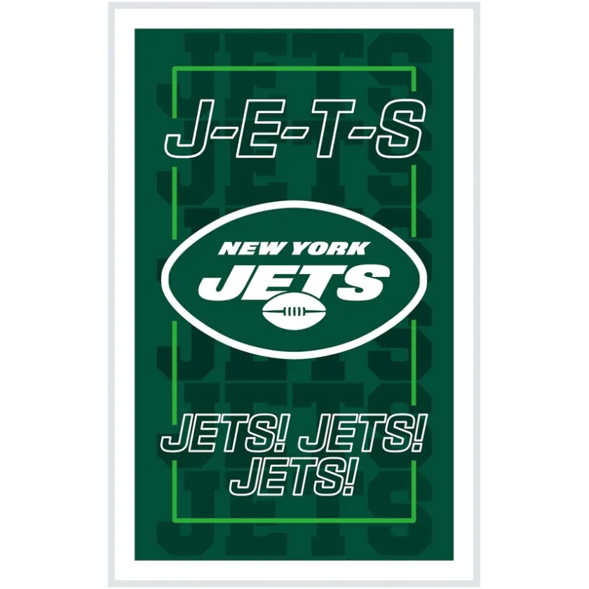 Lighting^New York Jets 14" X 22" Neolite LED Rectangle Wall Sign