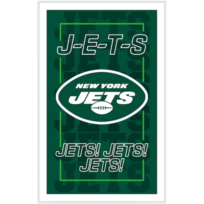 Lighting^New York Jets 14" X 22" Neolite LED Rectangle Wall Sign