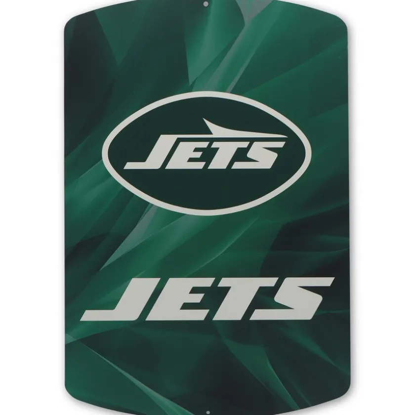 Wall Art|Wall Art^New York Jets 13" X 19.5" Prism Metal Sign