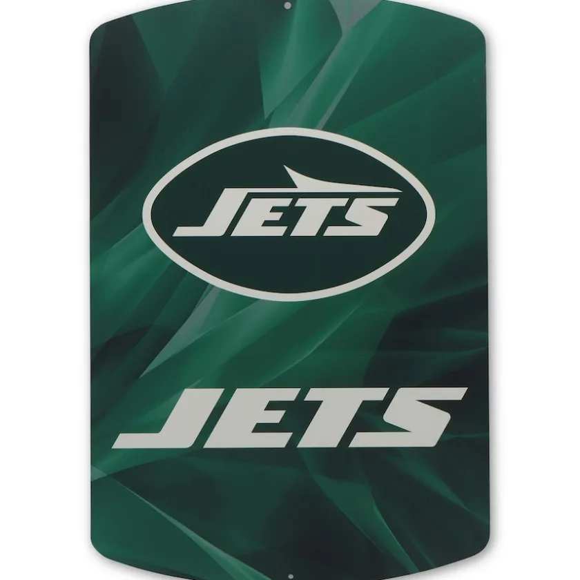 Wall Art|Wall Art^New York Jets 13" X 19.5" Prism Metal Sign