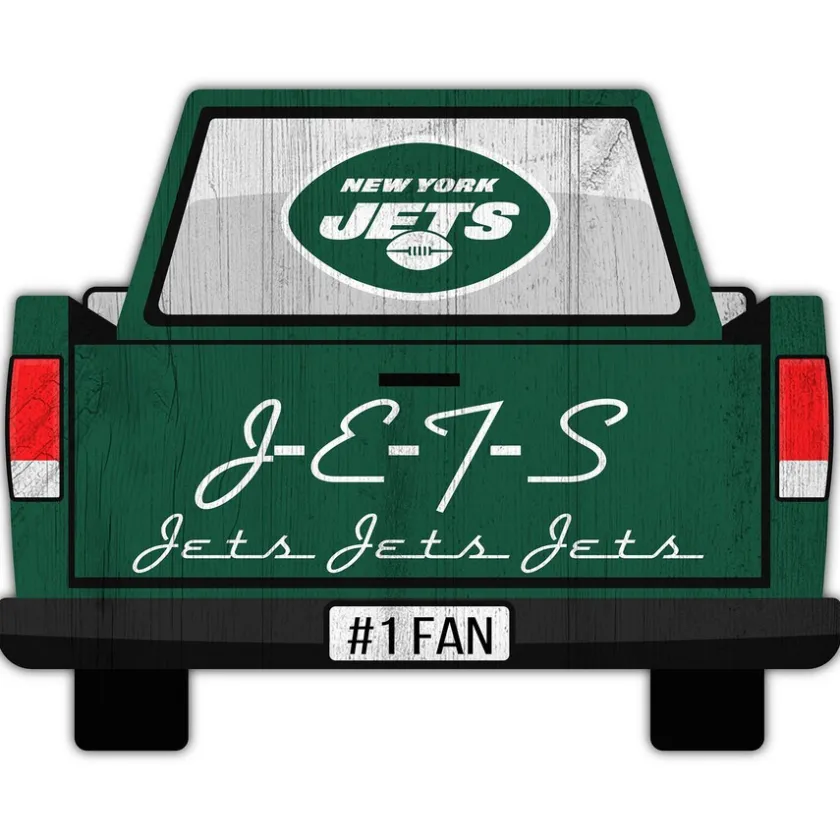 Wall Art|Wall Art^New York Jets 12'' X 12'' Truck Back Décor