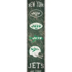 Wall Art|Wall Art^New York Jets 6'' X 24'' Vertical Heritage Banner Sign