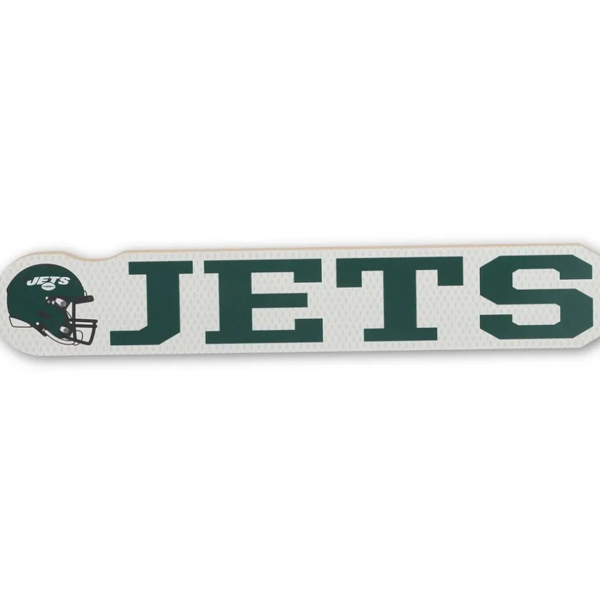 Wall Art^New York Jets 16.5" X 3" Wood Display Block