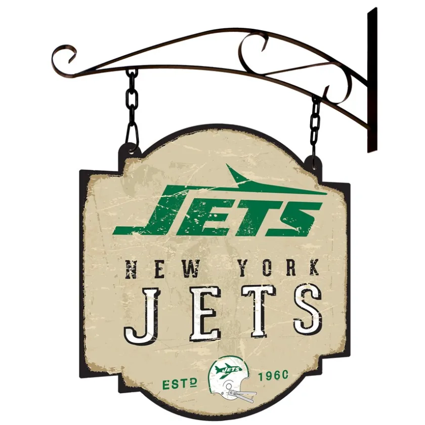 Wall Art|Wall Art^New York Jets 16" X 1" X 24" Tavern Sign