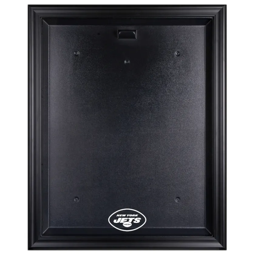 Display Cases^New York Jets Black Framed Jersey Display Case