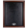 Display Cases^New York Jets Brown Framed Logo Jersey Display Case