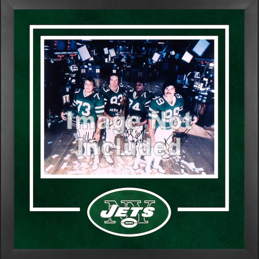 Display Cases|Photos^New York Jets Deluxe 16'' X 20'' Horizontal Photograph Frame With Team Logo