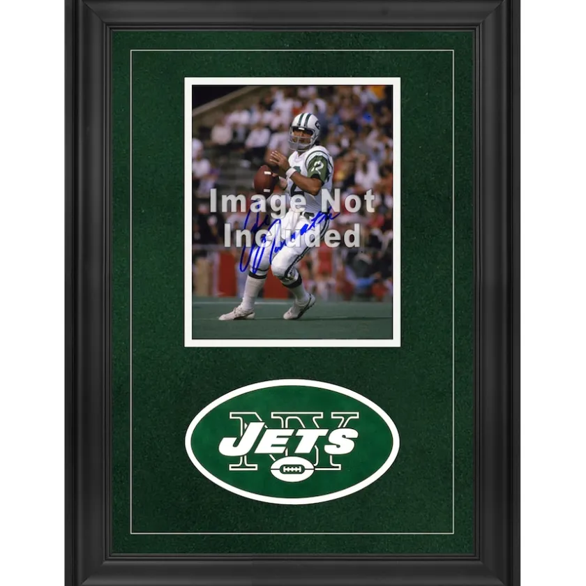 Display Cases|Photos^New York Jets Deluxe 8'' X 10'' Vertical Photograph Frame With Team Logo