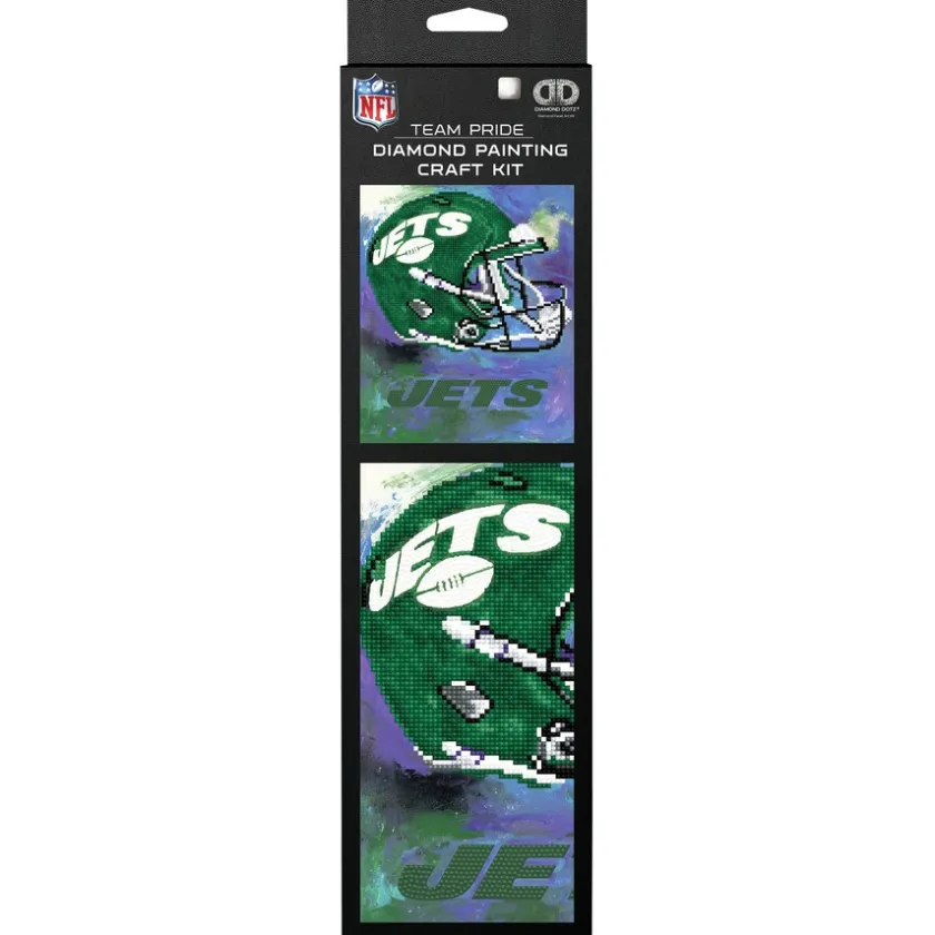 Toys & Outdoor Games|Toys & Games^New York Jets Diamond Painting Art Craft Kit
