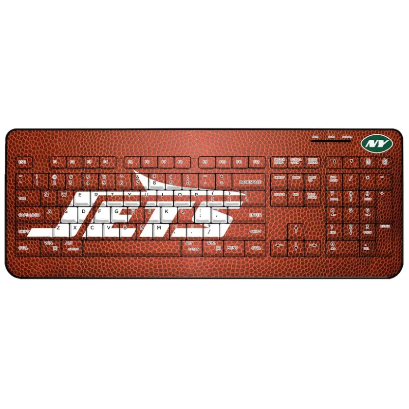 Office Accessories^New York Jets Football Design Wireless Keyboard