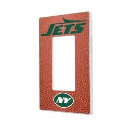 Lighting^New York Jets Football Design Single Rocker Light Switch Plate