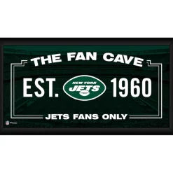 Wall Art|Photos^New York Jets Framed 10" X 20" Fan Cave Collage