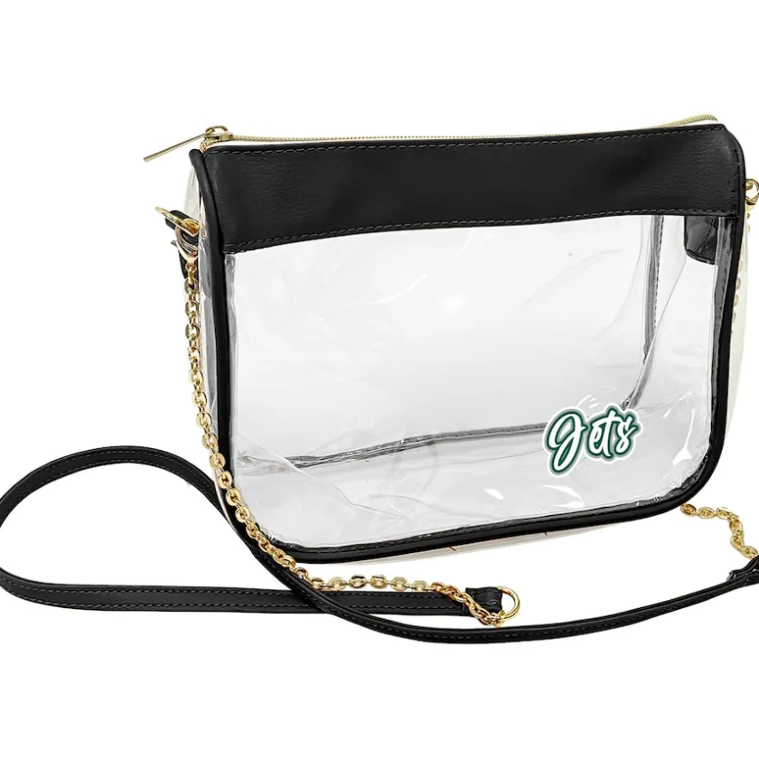 Accessories|Purses^New York Jets Hype Stadium Crossbody Clear Bag