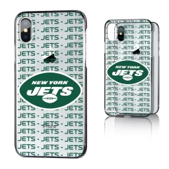 Phone Cases^New York Jets IPhone Clear Text Backdrop Design Case