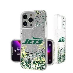 Phone Cases|Electronics^New York Jets IPhone Glitter Case With Confetti Design