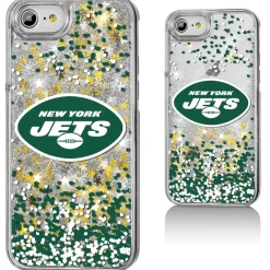 Phone Cases|Electronics^New York Jets IPhone Glitter Case With Confetti Design