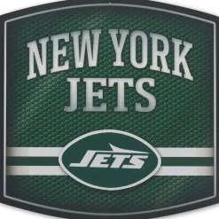 Wall Art|Wall Art^New York Jets Layered Stripe Metal Sign