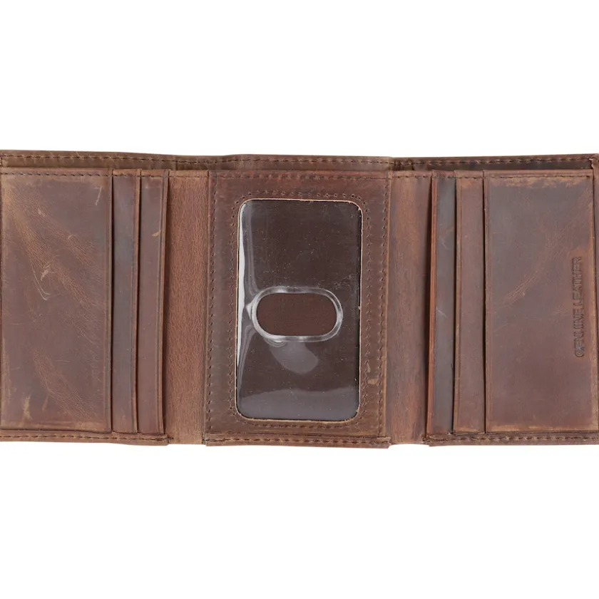 Accessories|Checkbooks-Wallets^New York Jets Leather Team Tri-Fold Wallet