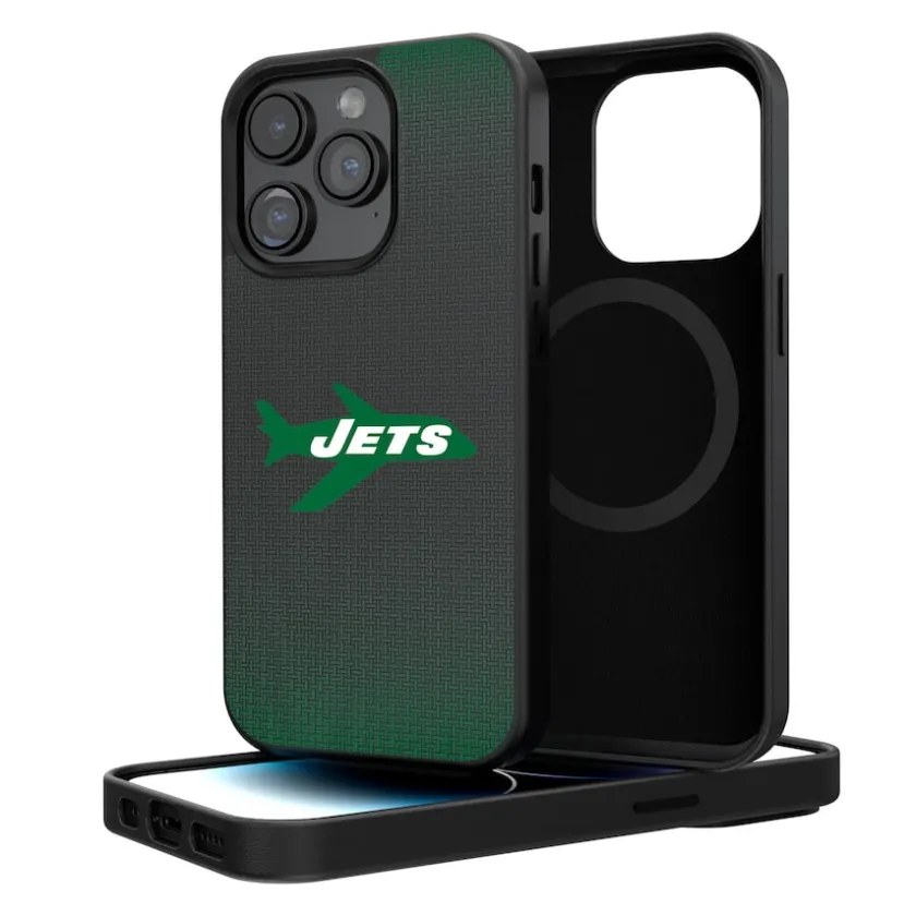 Phone Cases|Electronics^New York Jets Linen Logo IPhone Magnetic Bump Case