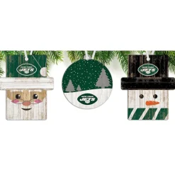 Holiday Items|Holiday Decorations^New York Jets 3-Pack Ornament Set