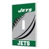 Lighting^New York Jets Passtime Design Single Toggle Lightswitch Plate