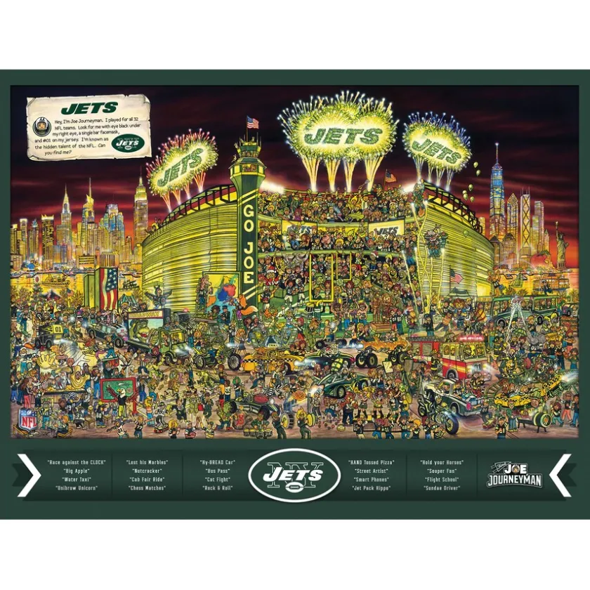 Toys & Outdoor Games|Toys & Games^New York Jets 500-Piece Joe Journeyman Puzzle