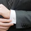 Accessories|Jewelry^New York Jets Silver-Plated Team Logo Cufflinks
