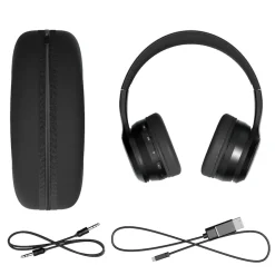 Music^New York Jets Stripe Design Wireless Bluetooth Headphones With Case