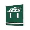 Lighting^New York Jets Stripe Double Toggle Light Switch Plate