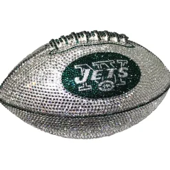 Footballs^New York Jets Swarovski Crystal Football