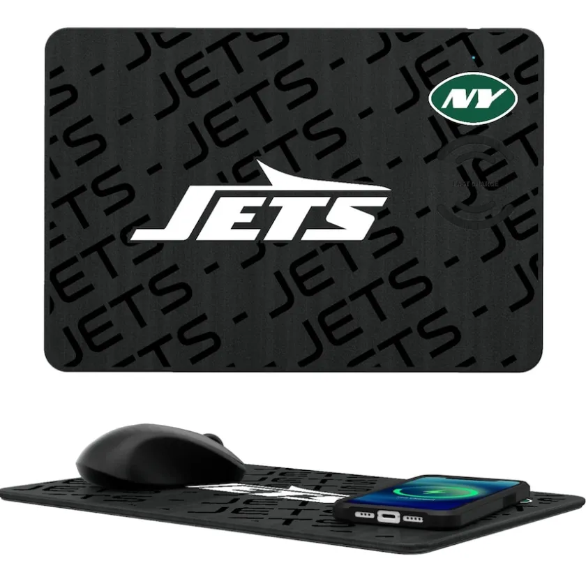 Phone Cases|Electronics^New York Jets Wireless Charger And Mouse Pad
