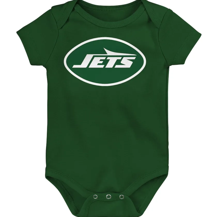 Rompers^New York Jets Newborn Green Logo Bodysuit