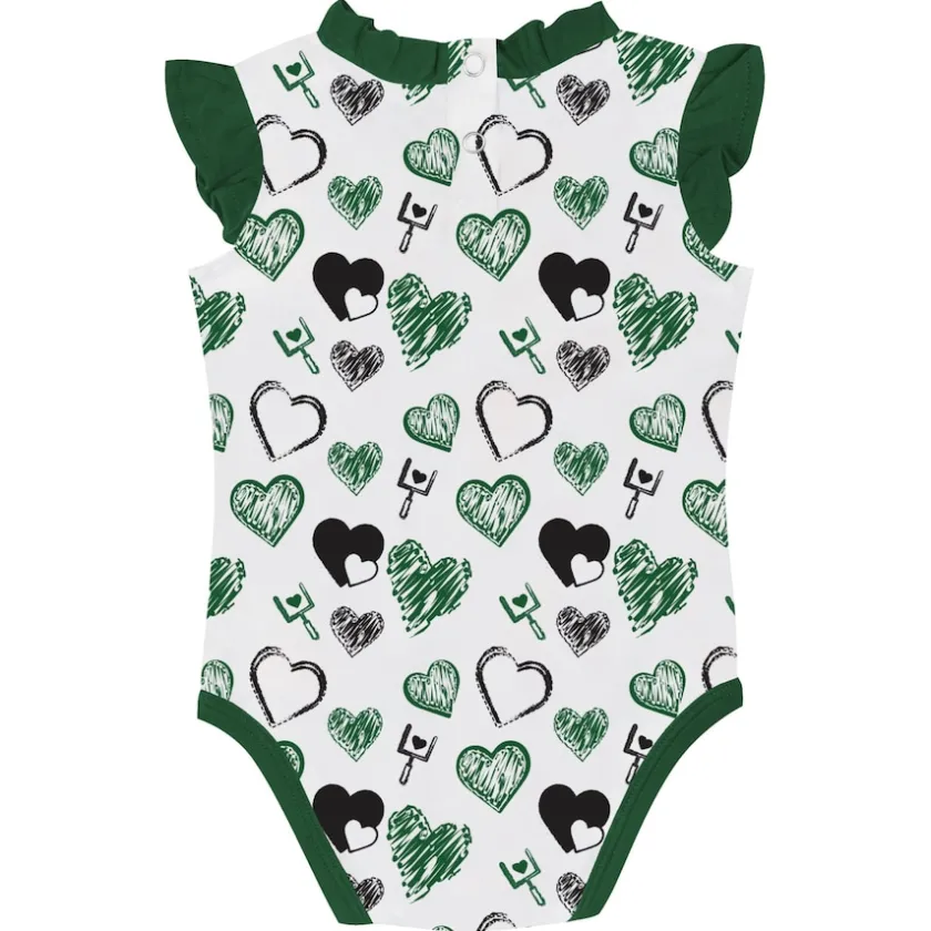 Rompers^New York Jets Newborn & Infant Happy Hearts 2-Piece Bodysuit Set