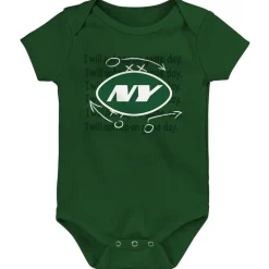 Rompers^New York Jets Newborn & Infant Team Starter 3-Pack Bodysuit Set