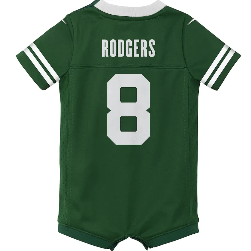 Jerseys|Kids^New York Jets Newborn & Infant Nike Aaron Rodgers Legacy Green Game Romper Jersey