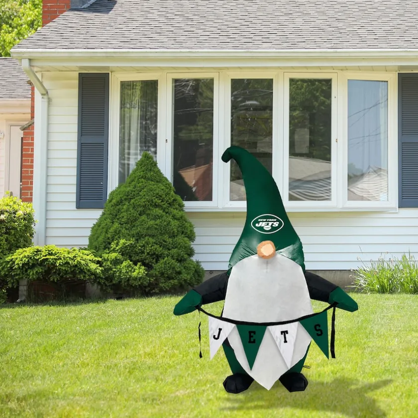Holiday Items|Holiday Decorations^New York Jets Pegasus Inflatable Gnome