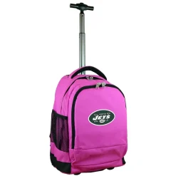 Travel|School Supplies^New York Jets Pink 19'' Premium Wheeled Backpack