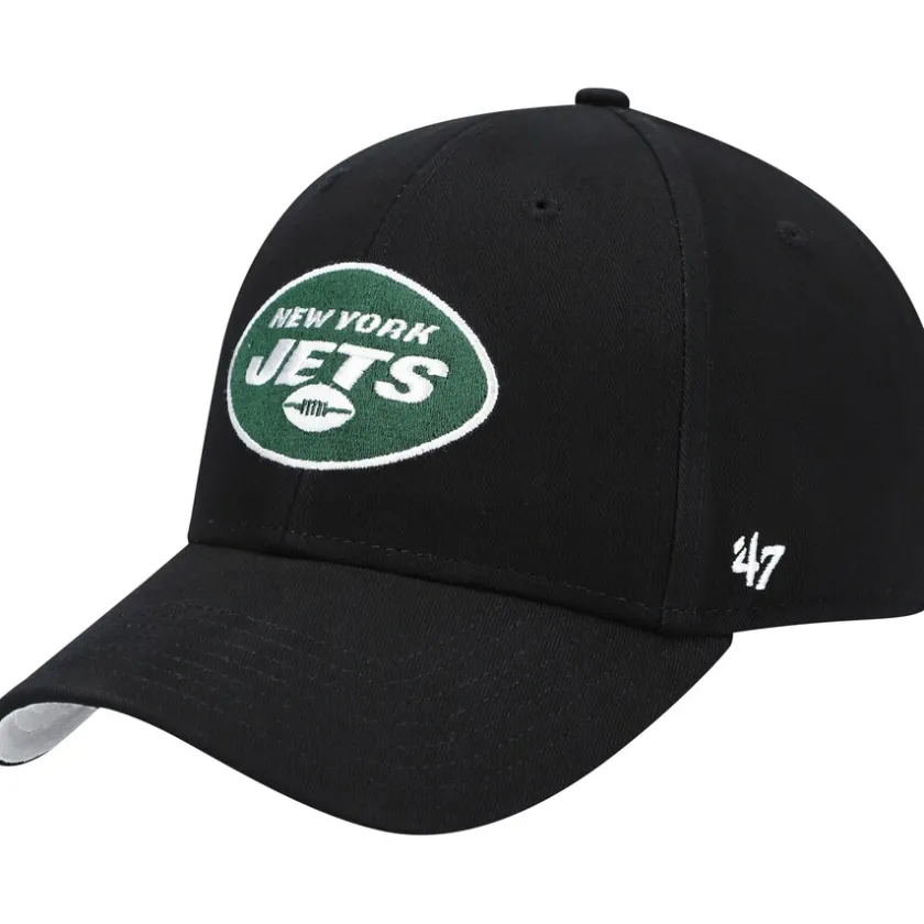 Hats|Kids^New York Jets Preschool '47 Black Basic Team MVP Adjustable Hat