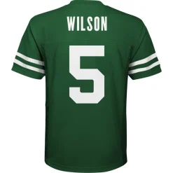 Jerseys|Kids^New York Jets Preschool Garrett Wilson Legend Green Replica Player Jersey