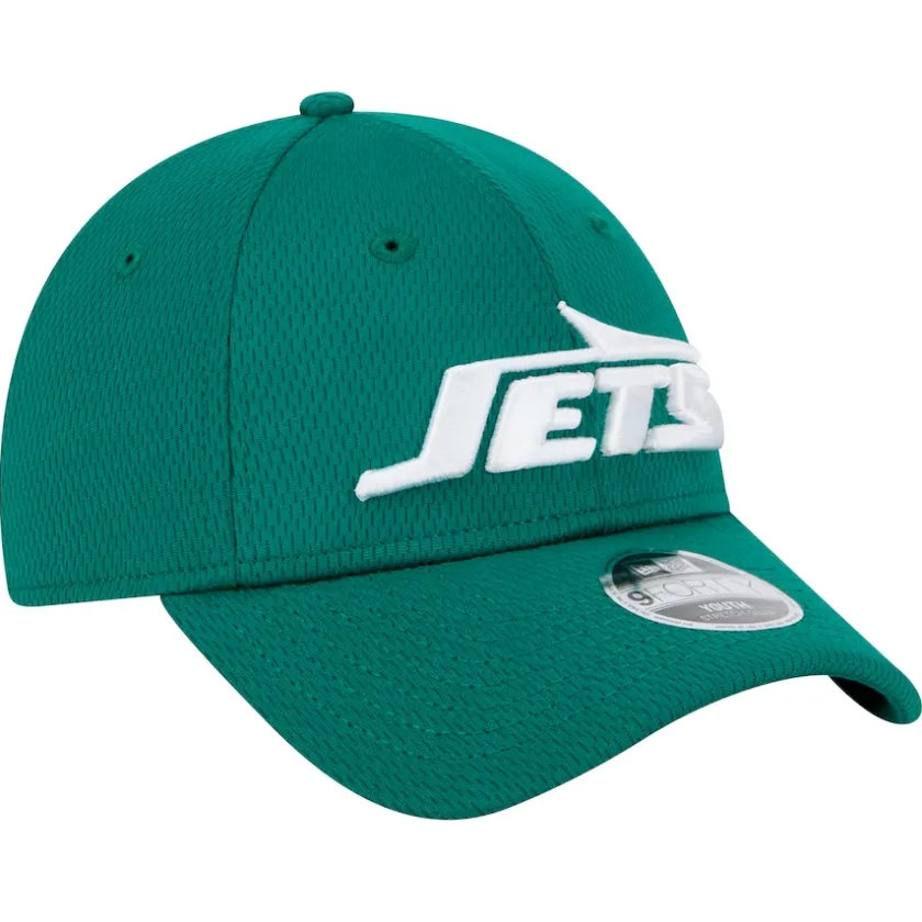Hats|Kids^New York Jets Preschool New Era Green Main 9FORTY Adjustable Hat