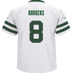 Jerseys|Kids^New York Jets Preschool Nike Aaron Rodgers Legacy White Game Jersey