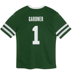 Jerseys|Kids^New York Jets Preschool Nike Ahmad Sauce Gardner Legacy Green Game Jersey