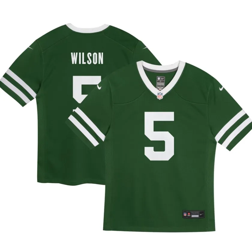 Jerseys|Kids^New York Jets Preschool Nike Garrett Wilson Legacy Green Game Jersey