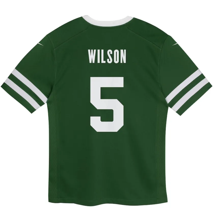 Jerseys|Kids^New York Jets Preschool Nike Garrett Wilson Legacy Green Game Jersey