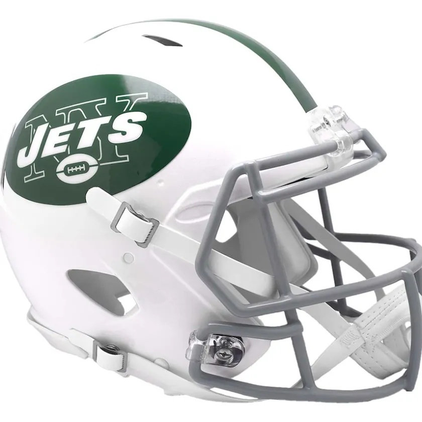 Helmets|Helmets^New York Jets Riddell 2024 On-Field Classic Alternate Speed Authentic Helmet