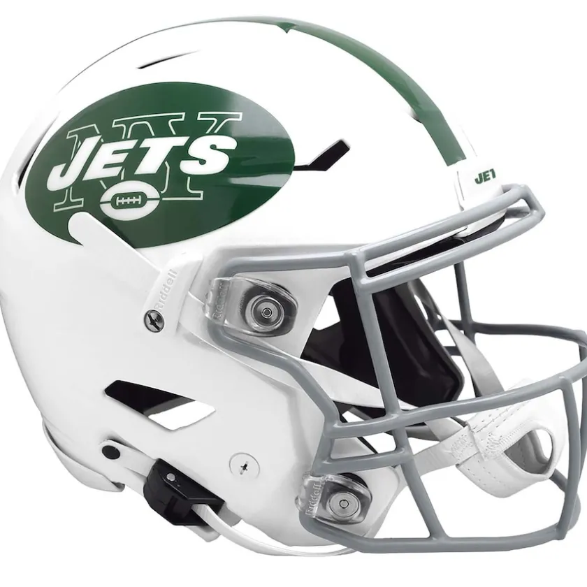 Helmets|Helmets^New York Jets Riddell 2024 On-Field Classic Alternate Speed Flex Authentic Helmet