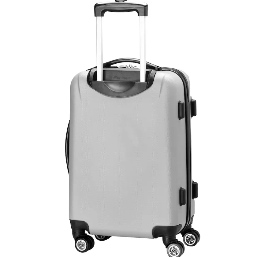 Travel|School Supplies^New York Jets Silver 20" 8-Wheel Hardcase Spinner Carry-On