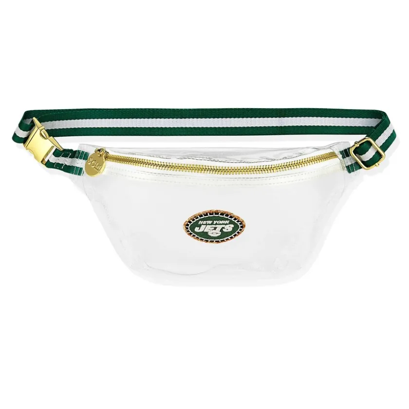 Purses^New York Jets Stoney Clover Stadium Clear Fanny Pack