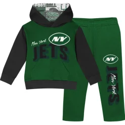 Shorts & Pants|Rompers^New York Jets Toddler Green Coin Toss Pullover Fleece Hoodie & Pants Set