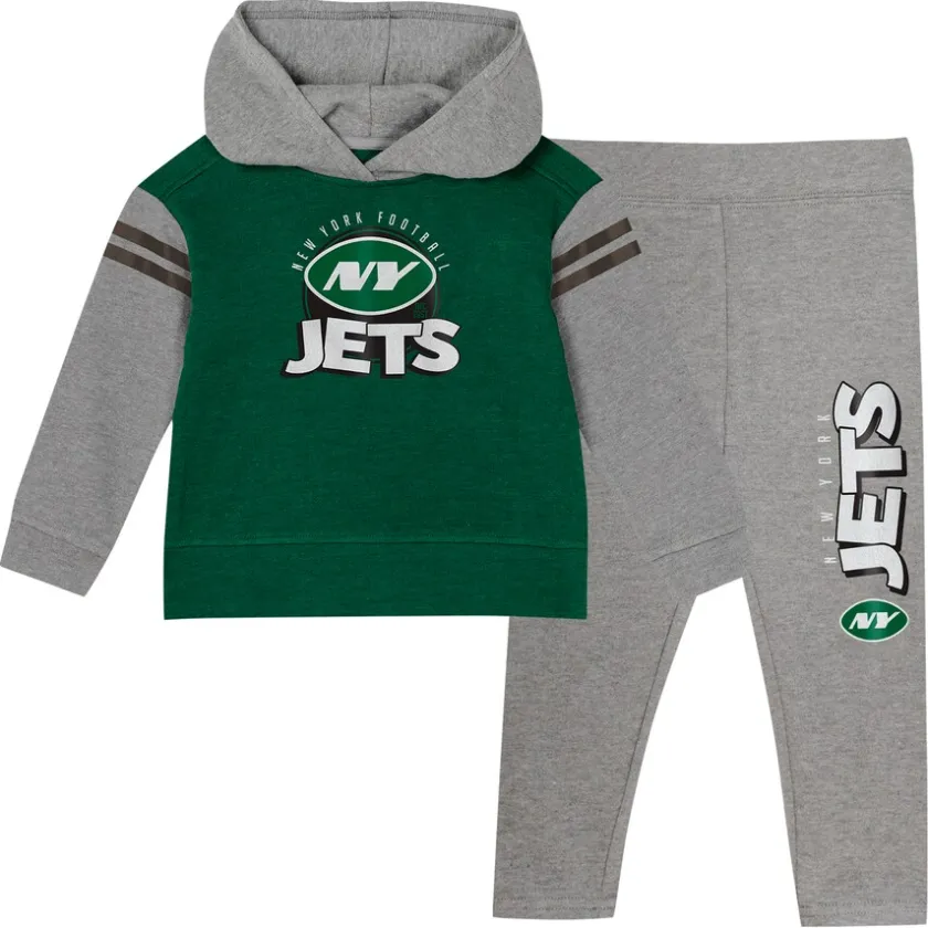Rompers|Shorts & Pants^New York Jets Toddler Club House Long Sleeve Hoodie Top And Leggings Two-Piece Set